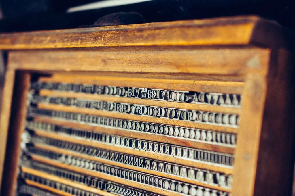 Druckpresse im Boston-Style