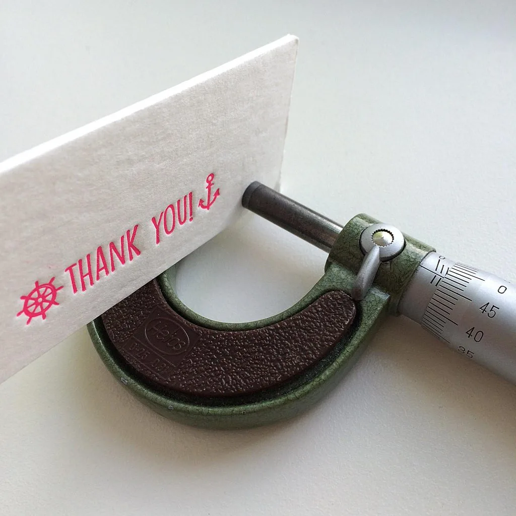 Sind auch zweiseitige Visitenkarten im Letterpress möglich?