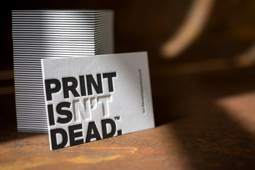 Jeder Druckjob im Letterpress ist für uns immer eine neue Challenge.
