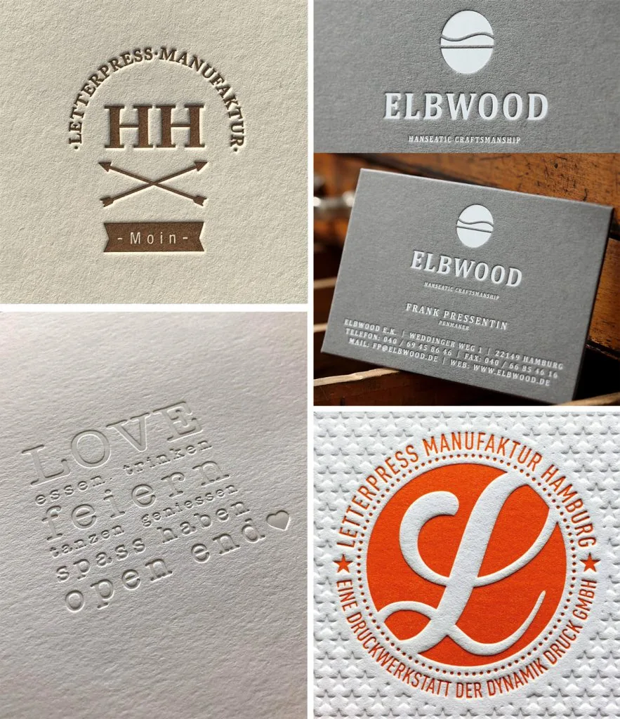 Entdecke die Schönheit und die Haptik der Tiefprägung im Letterpress.