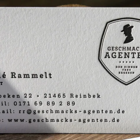 Visitenkarten Geschmacksagenten