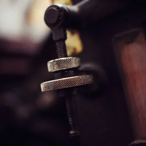 Detail Original Heidelberger Tiegel